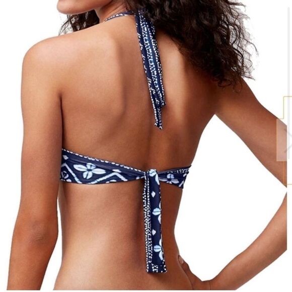 Tommy Bahama Indigo Cowie Underwire Bikini Swim Top Size 34D - Picture 3 of 13